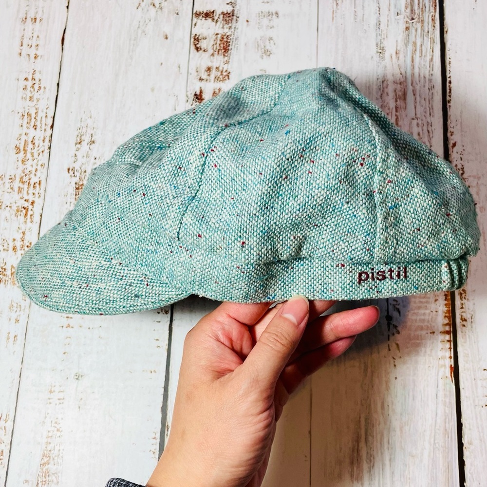 pistil Mint Teal Flecked Newsboy Cap